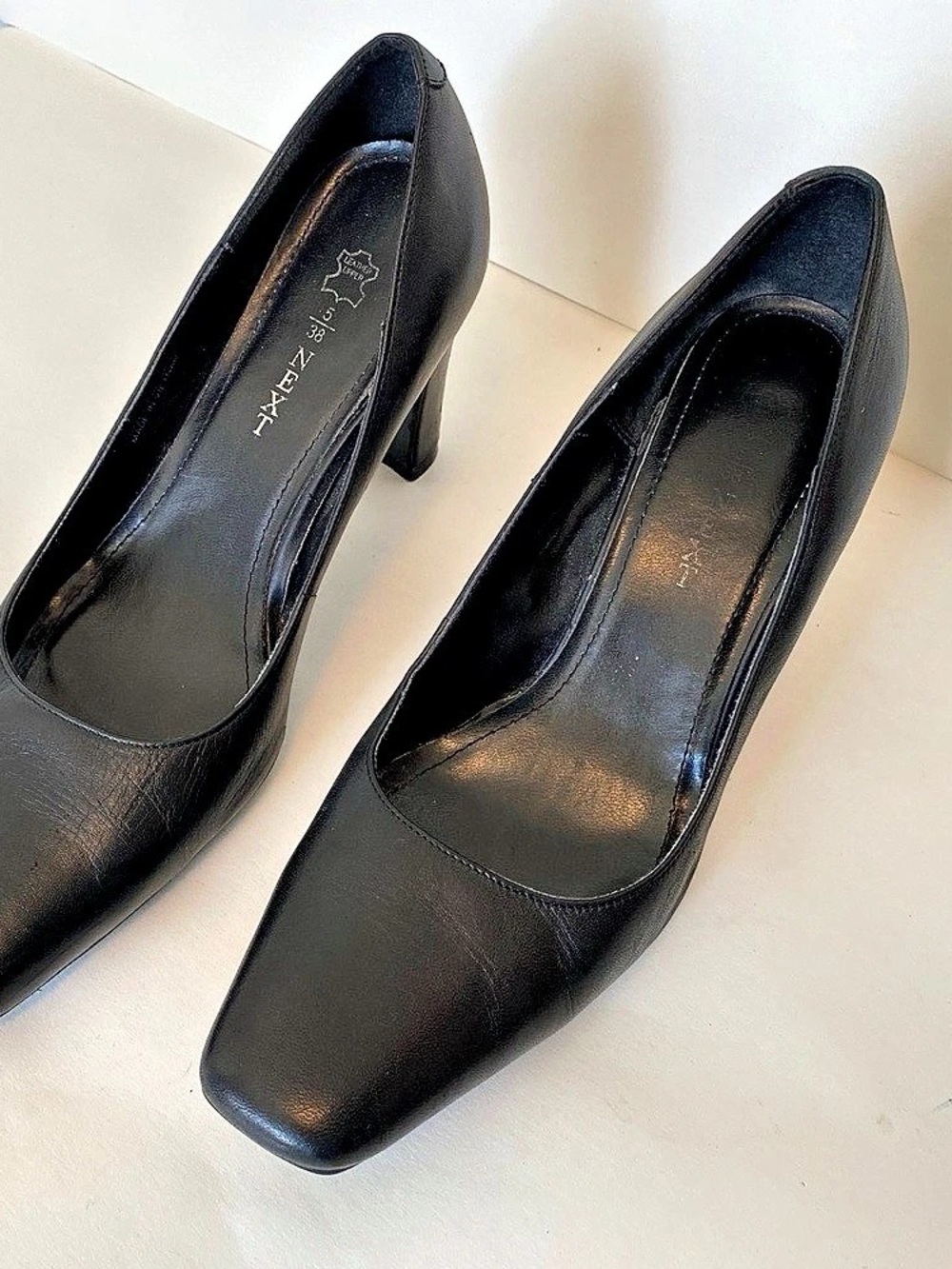 NEXT Black Leather Pumps EU 38